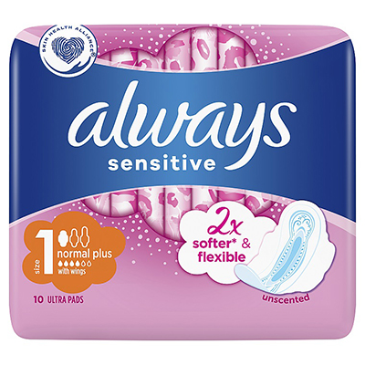 *Прокладки Always Ultra Sensitive Normal Plus №10