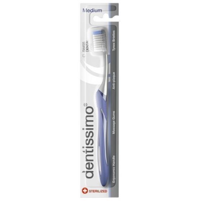 Зубная щетка Dentissimo Medium щетина средней жесткости Зубная щетка Dentissimo Medium щетина средней жесткости