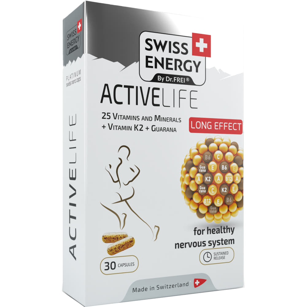 Вітаміни в капсулах Swiss Energy ActiveLife №30
