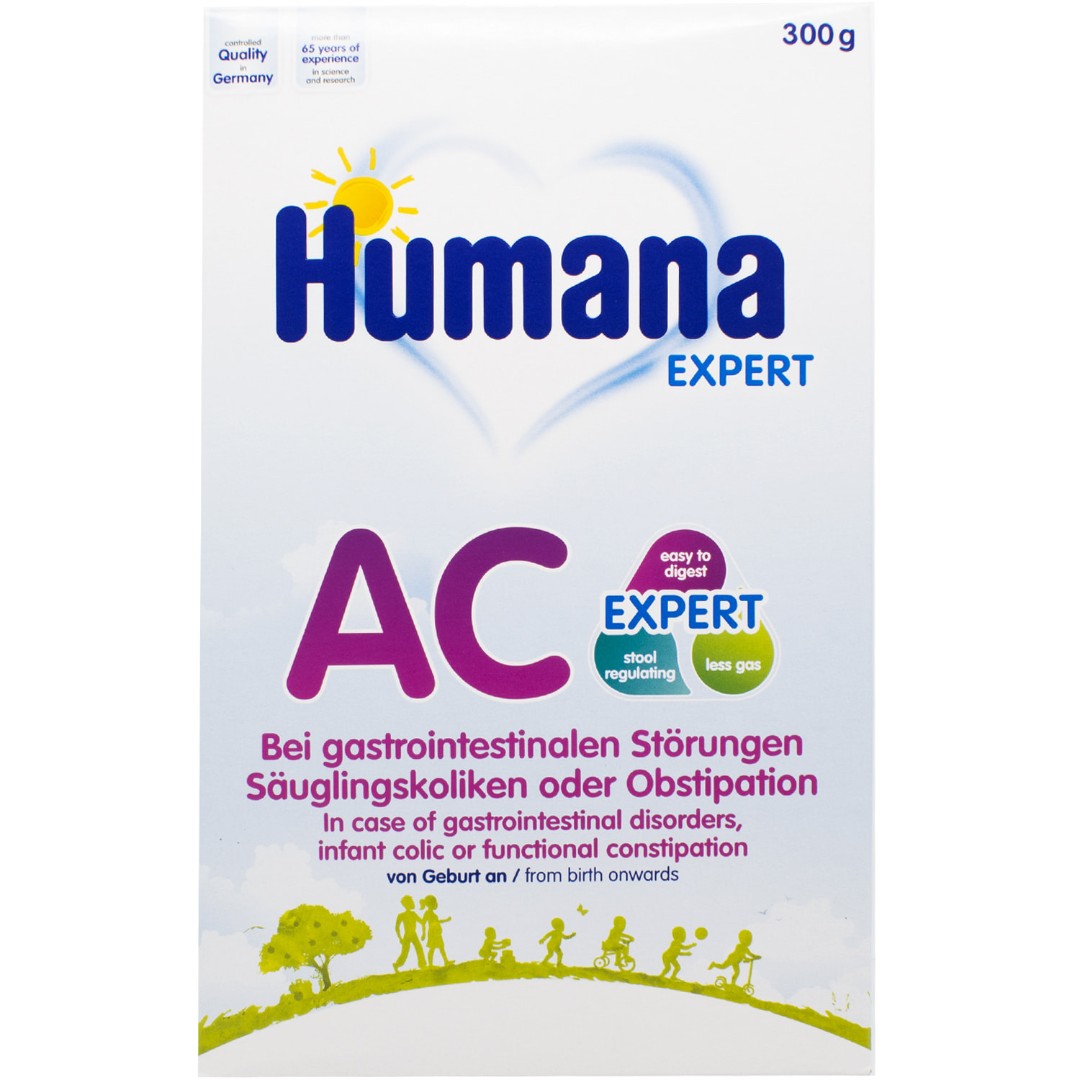 Смесь Humana Молочная Антиколик АС Эксперт 300 г Смесь Humana Молочная Антиколик АС Эксперт 300 г