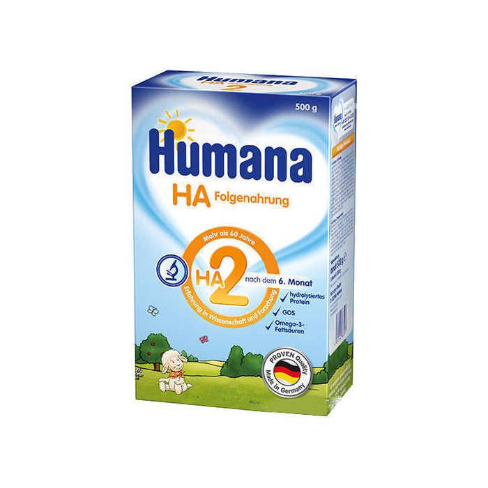 *Смесь Humana ГА 2 гипоалергенная + пребиотик 500 г