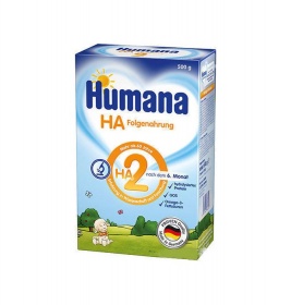 *Суміш Humana ГА 2 гіпоалергенна + пребіотик 500 г