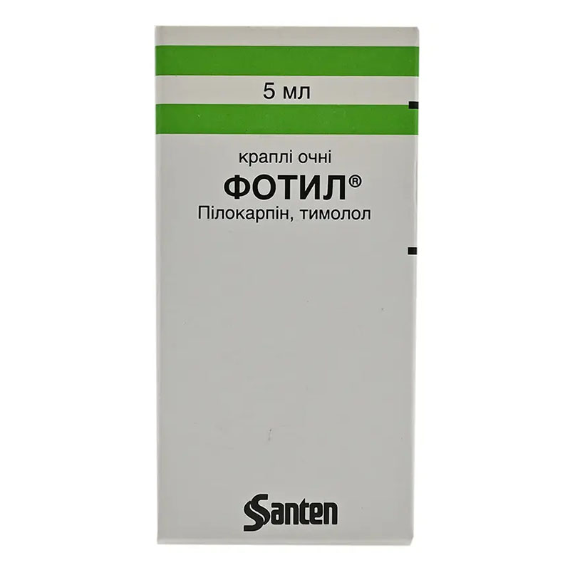 Фотіл краплі очні по 5 мл у флаконі