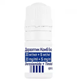 Дорзоптик Комбі Еко очні краплі 20 мг/мл + 5 мг/мл по 5 мл у флаконі 1 шт.