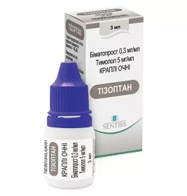 Тізоптан краплі очні по 3 мл у флаконі 1 шт.