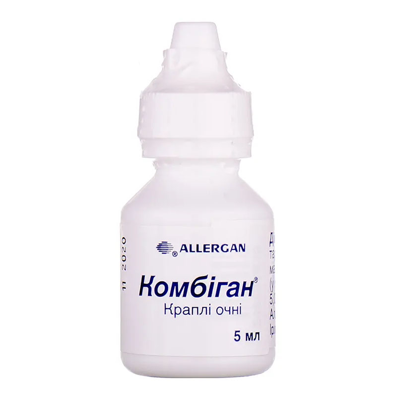 Комбіган краплі очні по 5 мл у флаконі 1 шт.