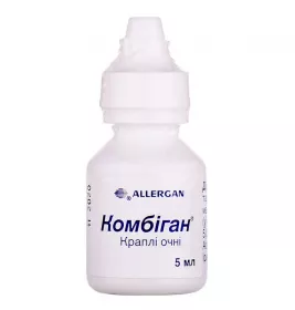 Комбіган краплі очні по 5 мл у флаконі 1 шт.