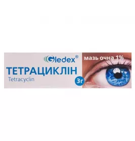 Тетрациклиновая мазь глазная 1% по 3 г в тубах - Арпимед