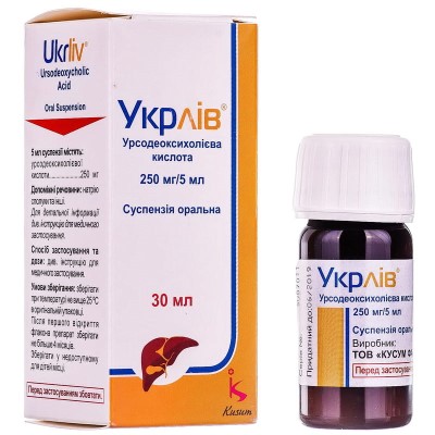 Укрлів суспензія 250 мг/5 мл по 30 мл у флаконі 1 шт.