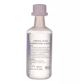 Енема-Селла одноразова клізма ректальний розчин 16 г/6 г по 120 мл у флаконі 1 шт.