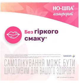 Но-Шпа Комфорт таблетки по 40 мг 24 шт.