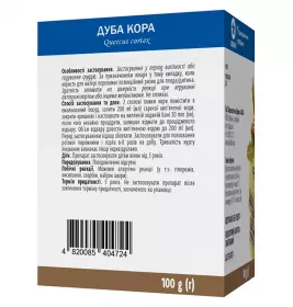 Дуба кора по 100 г в пачках - Виола
