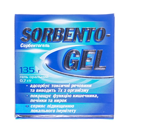 Сорбентогель гель 0.7 г/г по 135 г у контейнері