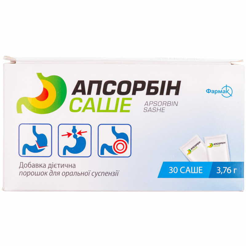 Апсорбин порошок по 3,76 г в саше 30 шт. - Фармак Апсорбин порошок по 3,76 г в саше 30 шт. - Фармак