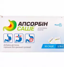 Апсорбін порошок по 3,76 г у саші 30 шт. - Фармак