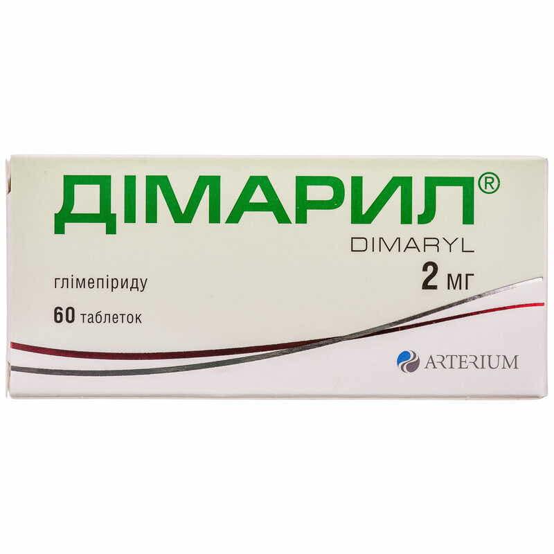 *Димарил табл. 2мг №60 *Димарил табл. 2мг №60