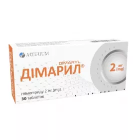 Димарил табл. 2мг №30 Димарил табл. 2мг №30