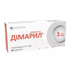 Димарил табл. 3мг №30 Димарил табл. 3мг №30