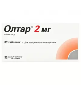 Олтар 2 мг таблетки по 2 мг 30 шт.