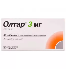 Олтар 3 мг таблетки по 3 мг 30 шт.