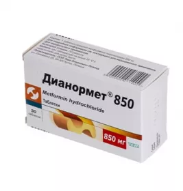 Діанормет таблетки по 850 мг 30 шт.