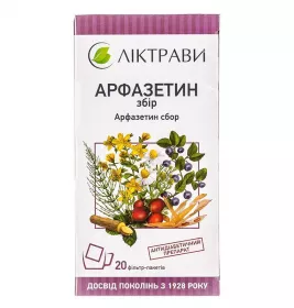 Арфазетин збір по 1.5 г у фільтр-пакетиках 20 шт. - Ліктрави