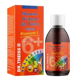 Мультивітамол Др. Тайсс Формула L сироп по 200 мл у флаконі 1 шт.