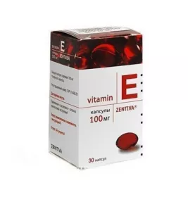 Витамин Е капсулы по 100 мг 30 шт.