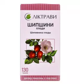 Шипшини плоди по 130 г у пачці - Ліктрави
