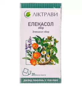 Элекасол сбор по 1.5 г в фильтр-пакетиках 20 шт.