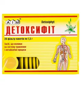 Фіточай Детоксифіт збір по 1.5 г у фільтр-пакетиках 20 шт.