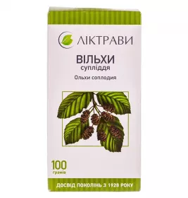 Вільхи супліддя по 100 г у пачці