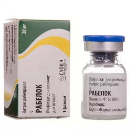 Рабелок порошок по 20 мг у флаконі 1 шт.