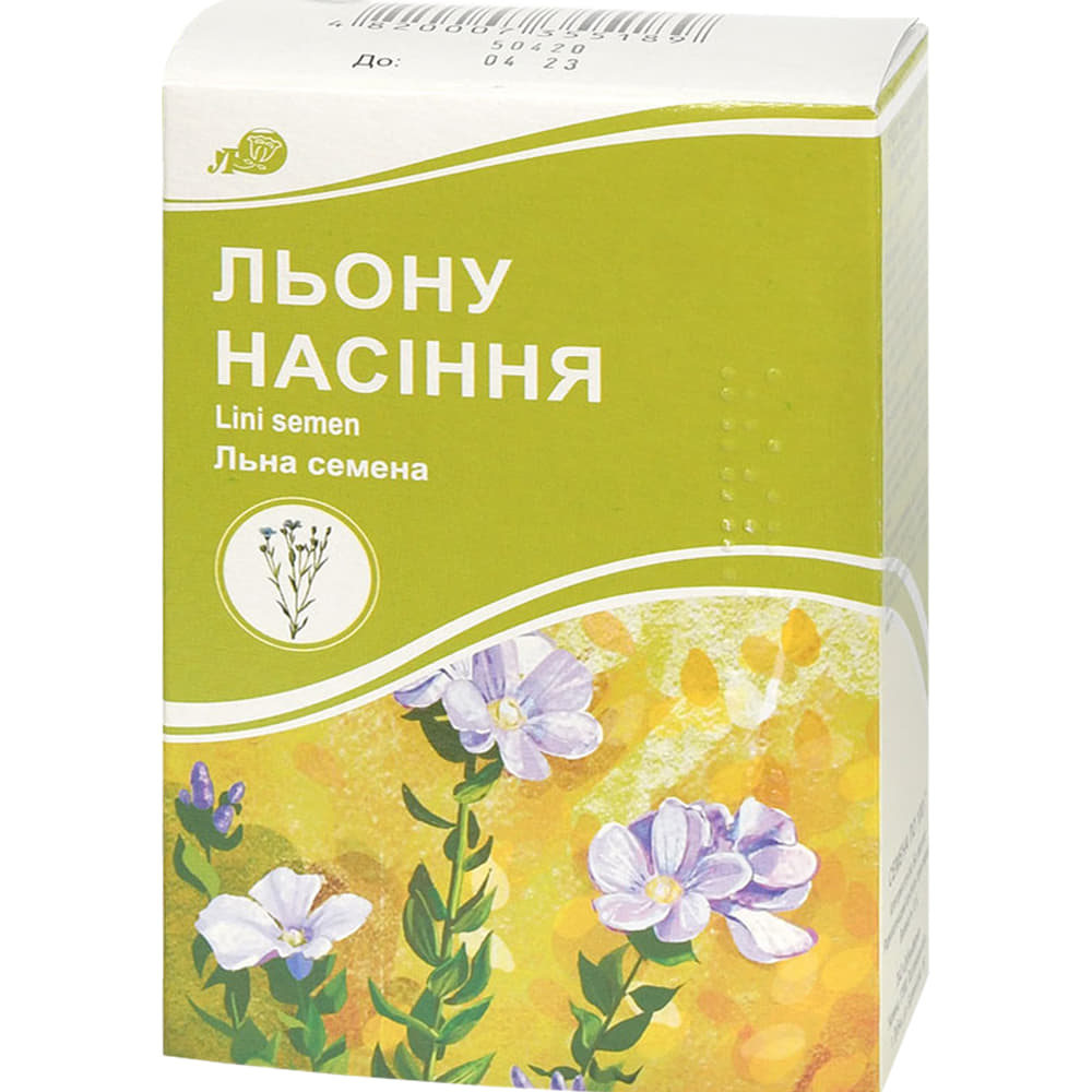 Льон насіння по 100 г у пачці - Лубнифарм