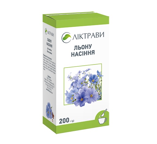 Льон насіння по 200 г у пачці - Лектрави