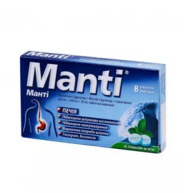 Манті таблетки 8 шт.
