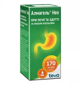 Алмагель нео суспензія по 170 мл у флаконі 1 шт.