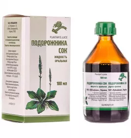 Подорожника сік рідина по 100 мл у флаконі 1 шт.