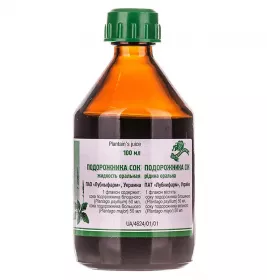 Подорожника сік рідина по 100 мл у флаконі 1 шт.