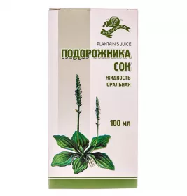 Подорожника сік рідина по 100 мл у флаконі 1 шт.