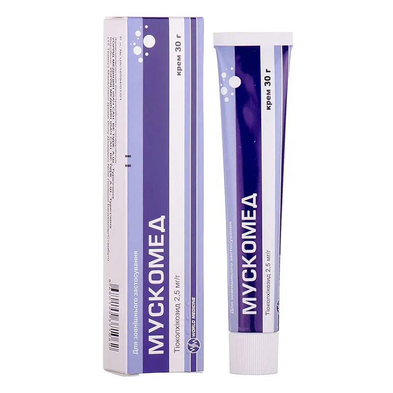 Мускомед крем 2.5 мг/г по 30 г у тубах