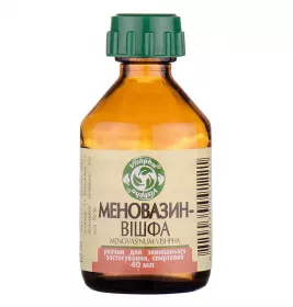 Меновазин розчин спиртовий по 40 мл у флаконі 1 шт. - Вішва