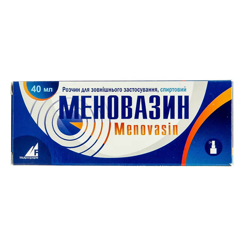 Меновазин спрей по 40 мл у флаконі - Мікрофарм