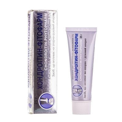 Хондроітин-Фітофарм емульгель 5% по 25 г у тубах 1 шт.