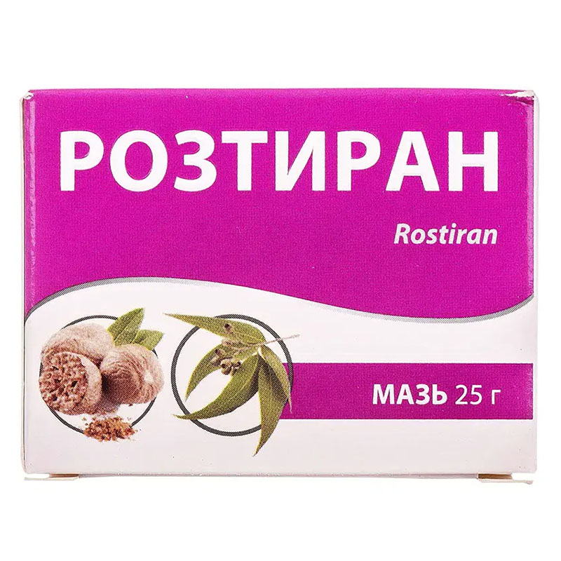 Розтиран мазь по 25 г в банке 1 шт.