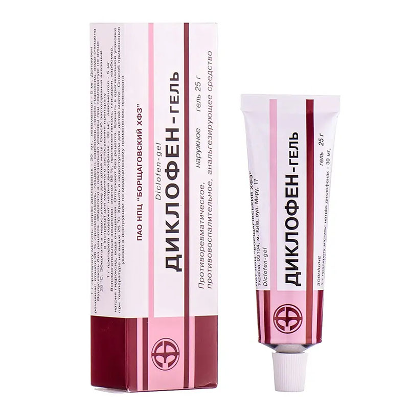 Диклофен гель туба 25г БХФЗ