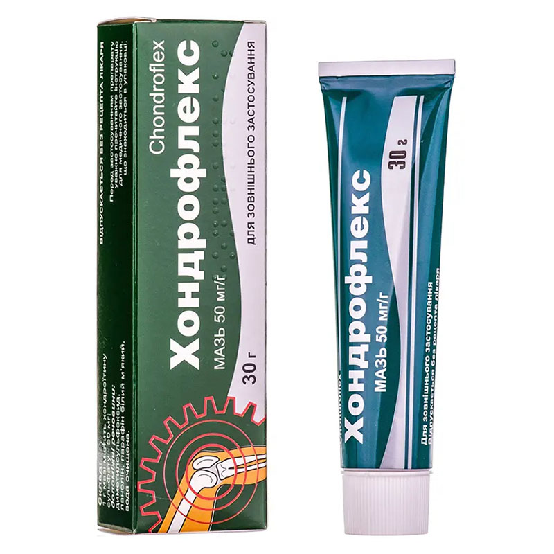 Хондрофлекс мазь 50 мг/г по 30 г у тубах