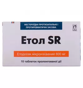 Етол SR Nobel таблетки по 600 мг 10 шт. (10х1)