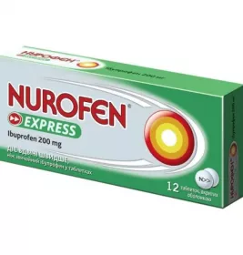 Нурофен Експрес таблетки по 200 мг 12 шт.