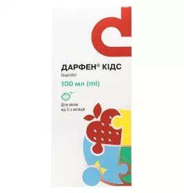 Дарфен Кідс-Дарниця для дітей суспензія 100 мг/5 мл по 100 мл у флаконі 1 шт.